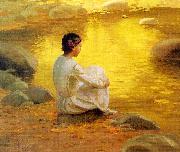 William Lees Judson Golden Dream oil on canvas